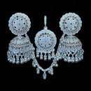 VM Antique Royal Antique Austrian Stone And Beads Jhumki Earrings