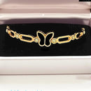 VM Imitation Designer Butterfly -Shaped Openable Bracelet