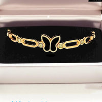 VM Imitation Designer Butterfly -Shaped Openable Bracelet