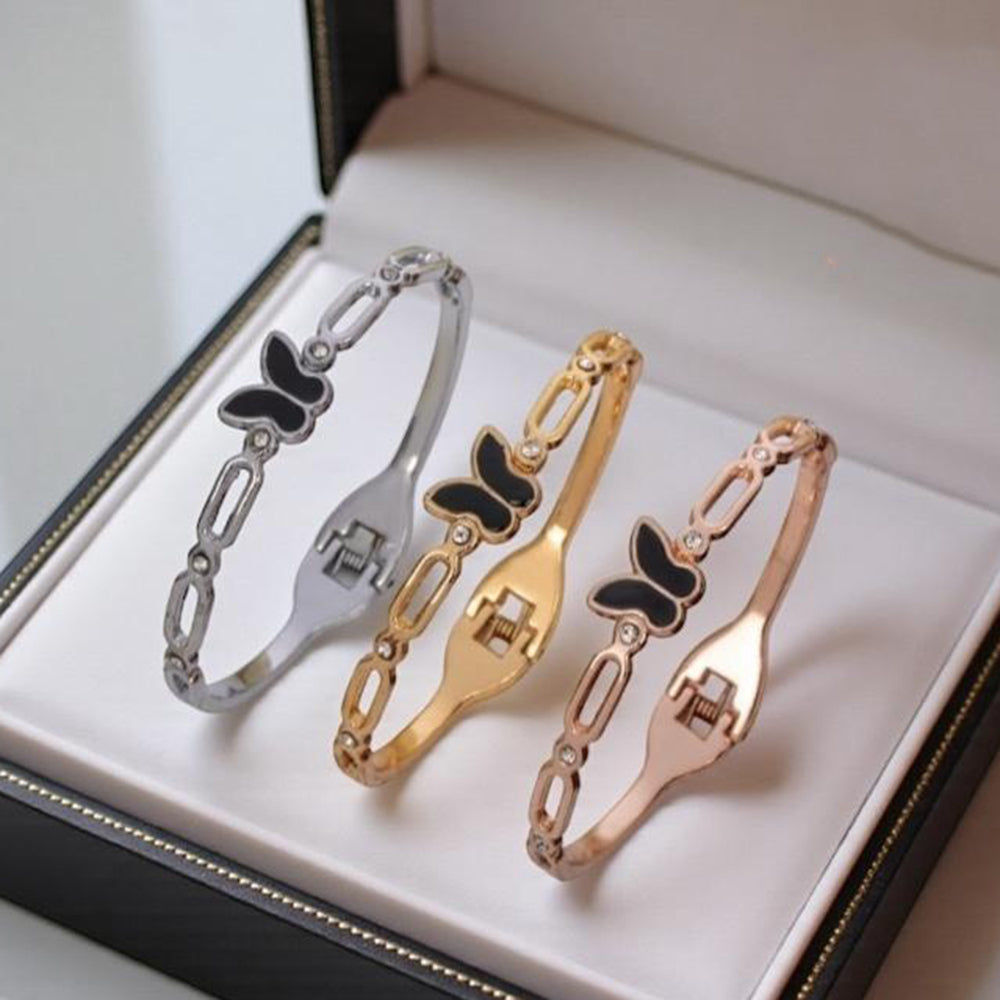 VM Imitation Designer Butterfly-Shaped Openable Bracelet