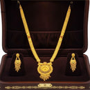 VM Imitation Forming Gold Long Necklace Set