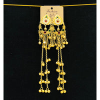 VM Imitation Look Kashmiri Pota Stone Kashmiri Ghungroo Dangler Earrings