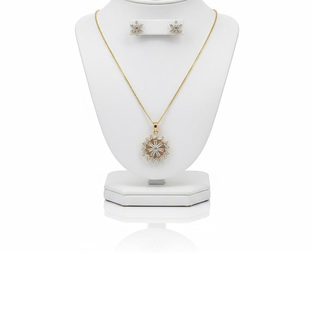 VM Imitation Premium Sparkling Crystal Stone Pendant Set  (Pack of 12)