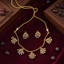 VM Imitation Fancy Austrian Stone And Pearl Statement Necklace Set