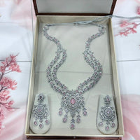VM Imitation American Diamond Long Necklace Set (Pack of 6)