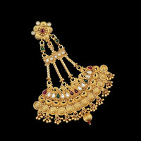 NAFJ Copper Gold Plated Pota Stone Pasa