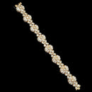 NAFJ Gold Plated Polki Kundan Stone Bracelet