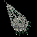 NAFJ Silver Plated Crystal Stone Pearls And Beads Pasa