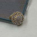 NAFJ  Elegant American Diamond Ring Perfect for Weddings & Parties