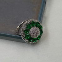NAFJ  Elegant American Diamond Ring Perfect for Weddings & Parties