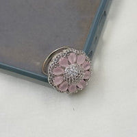 NAFJ  Elegant American Diamond Ring Perfect for Weddings & Parties