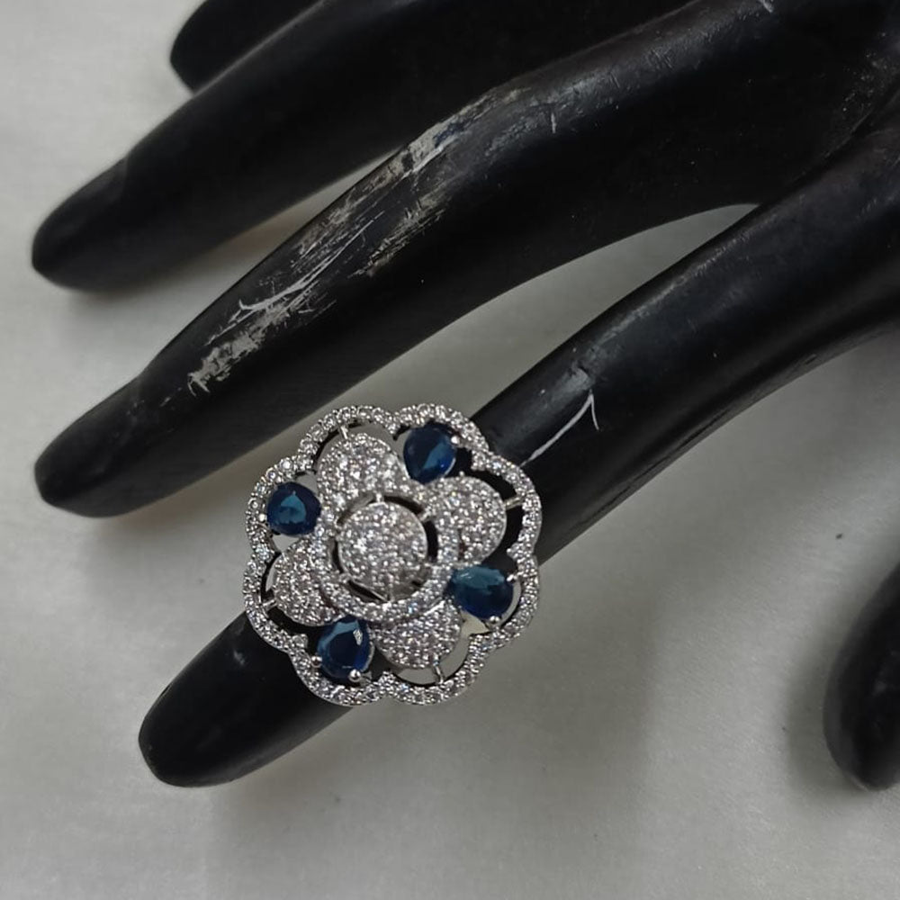 NAFJ Luxury American Daimonds Ring Ideal for Bridal & Festive Occasions