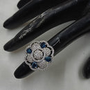 NAFJ Luxury American Daimonds Ring Ideal for Bridal & Festive Occasions