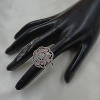 NAFJ Luxury American Daimonds Ring Ideal for Bridal & Festive Occasions
