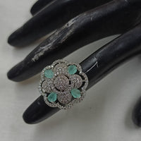 NAFJ Luxury American Daimonds Ring Ideal for Bridal & Festive Occasions