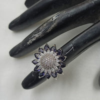 NAFJ Glamorous American Daimonds Ring Statement Jewelry for Women