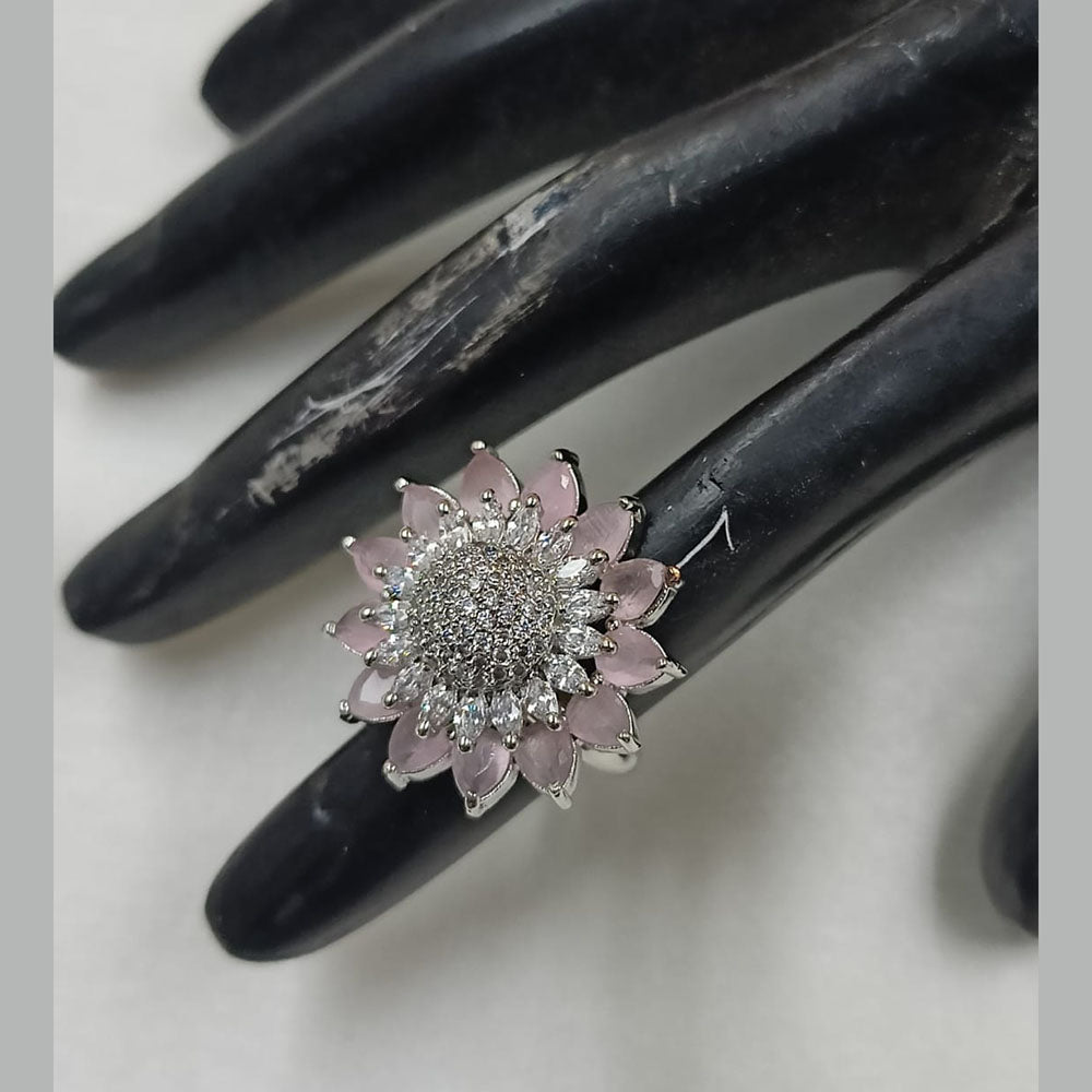 NAFJ Glamorous American Daimonds Ring Statement Jewelry for Women
