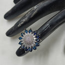 NAFJ Glamorous American Daimonds Ring Statement Jewelry for Women