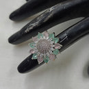 NAFJ Glamorous American Daimonds Ring Statement Jewelry for Women
