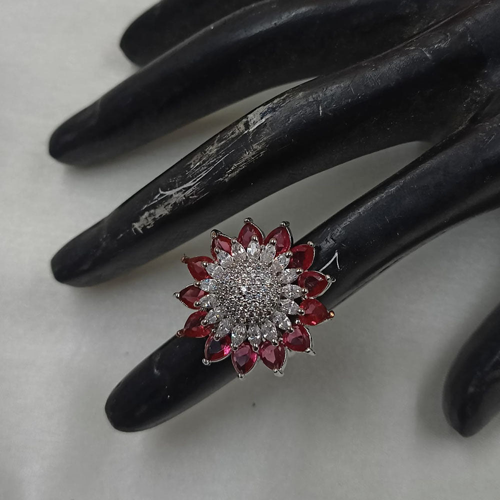 NAFJ Glamorous American Daimonds Ring Statement Jewelry for Women