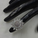 NAFJ Glamorous American Daimonds Ring Statement Jewelry for Women