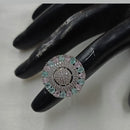 NAFJ Glamorous American Daimonds Ring Statement Jewelry for Women