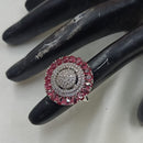 NAFJ Glamorous American Daimonds Ring Statement Jewelry for Women