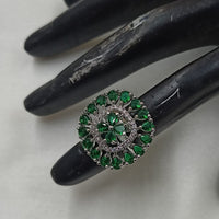 NAFJ Glamorous American Daimonds Ring Statement Jewelry for Women