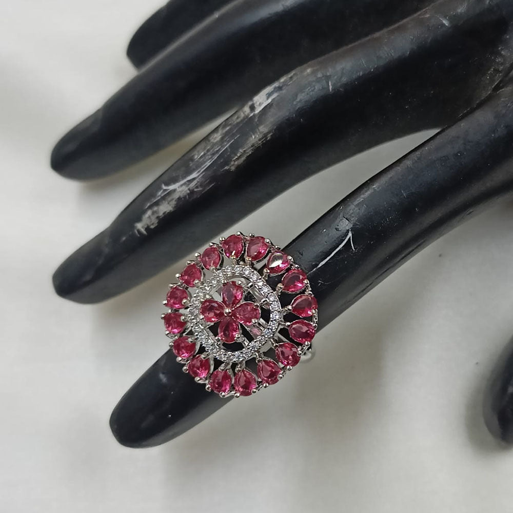 NAFJ Glamorous American Daimonds Ring Statement Jewelry for Women
