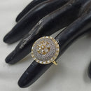 NAFJ  Elegant American Diamond Ring Perfect for Weddings & Parties