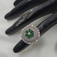 NAFJ  Elegant American Diamond Ring Perfect for Weddings & Parties