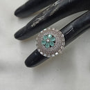 NAFJ  Elegant American Diamond Ring Perfect for Weddings & Parties