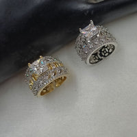 NAFJ Stylish American Diamond Ring Fashion-Forward Accessory
