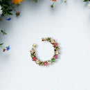 NAFJ Gold Plated Austrian Stone Nose Ring