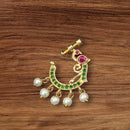 NAFJ Gold Plated Austrian Stone Nose Ring