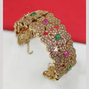 NAFJ Gold Plated American Diamond Adjustable  Bracelet 