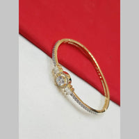 NAFJ Gold Plated Austrian Stone Openable Bracelet 