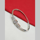 NAFJ Silver Plated Austrian Stone Openable Bracelet 