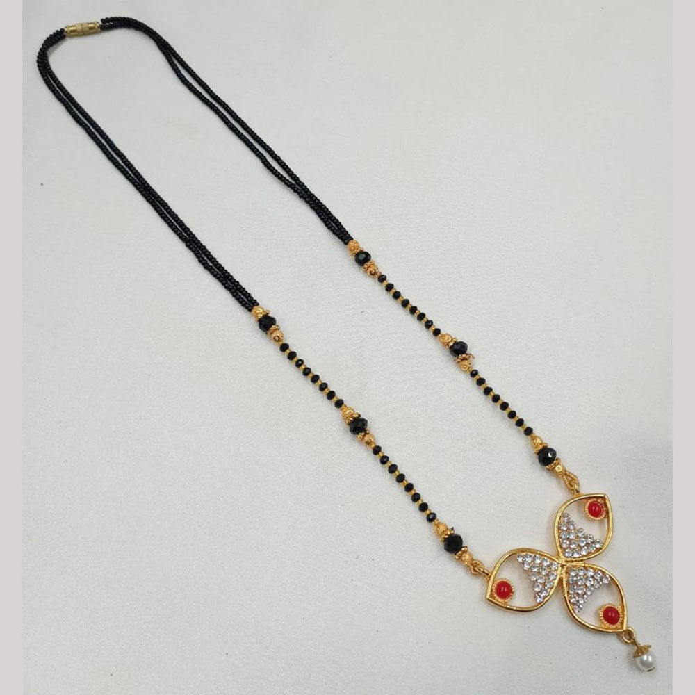 NAFJ Gold Plated  Austrain Stone Mangalsutra