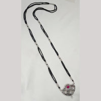 NAFJ Silver Plated Austrain Stone Mangalsutra