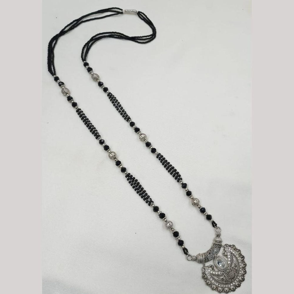 NAFJ Silver Plated Austrain Stone Mangalsutra