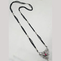 NAFJ Silver Plated Austrain Stone Mangalsutra