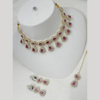 NAFJ Kundan Choker Necklace Set