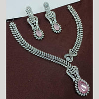 NAFJ American Diamond Necklace Set