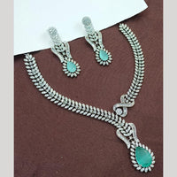 NAFJ American Diamond Necklace Set