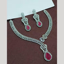 NAFJ American Diamond Necklace Set