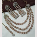 NAFJ Sparkling Crystal And Austrian Stone Designer Necklace Set