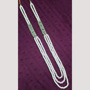 NAFJ Classic Beads And Austrian Stone Long Necklace for Men