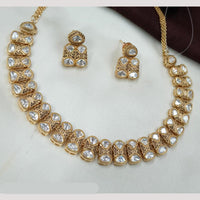 NAFJ Premium Polki Kundan Necklace Set