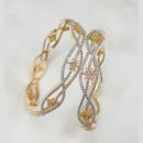 NAFJ American Dimond Bangle Set